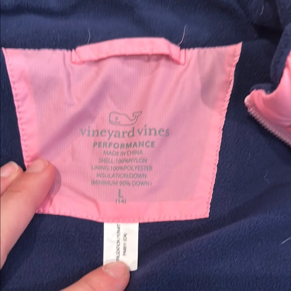 Bubblegum Pink vineyard vines Puffer Vest